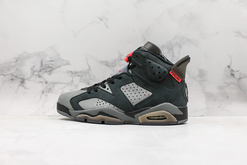Nike Air Jordan 6 Retro Paris Saint-Germain Iron Grey Sneakers