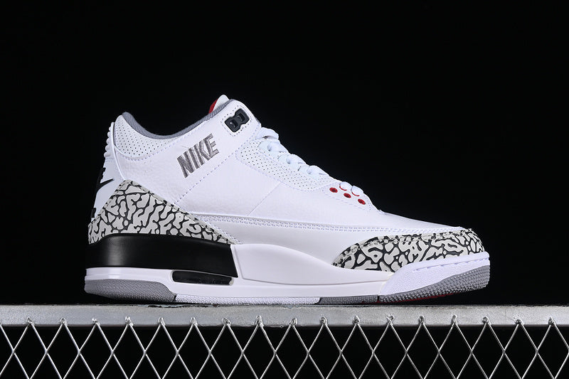 Nike Air Jordan 3 Retro JTH NRG Cement Ash White Sneakers