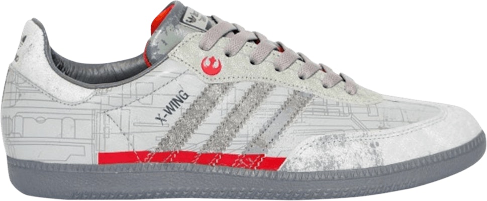 Star Wars Adidas Samba ¡°X-Wing¡± Grey G17353 Lifestyle Shoes