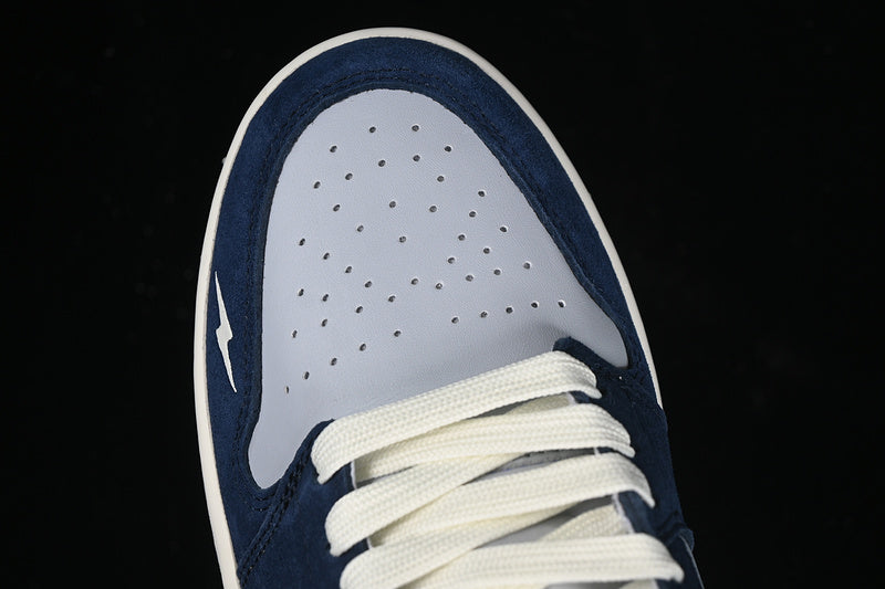 Nike Air Jordan 1 Low Wolf Grey Blue Sneakers