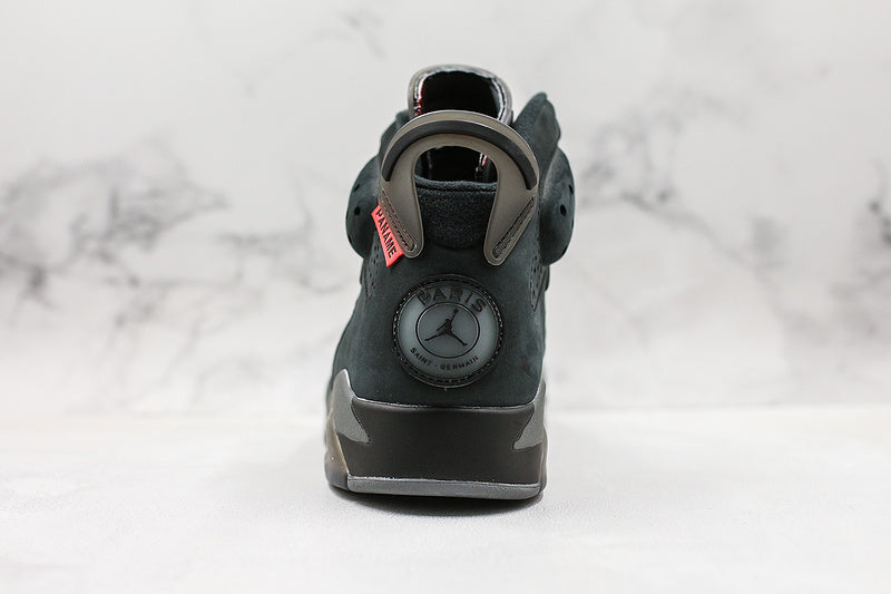 Nike Air Jordan 6 Retro Paris Saint-Germain Iron Grey Sneakers