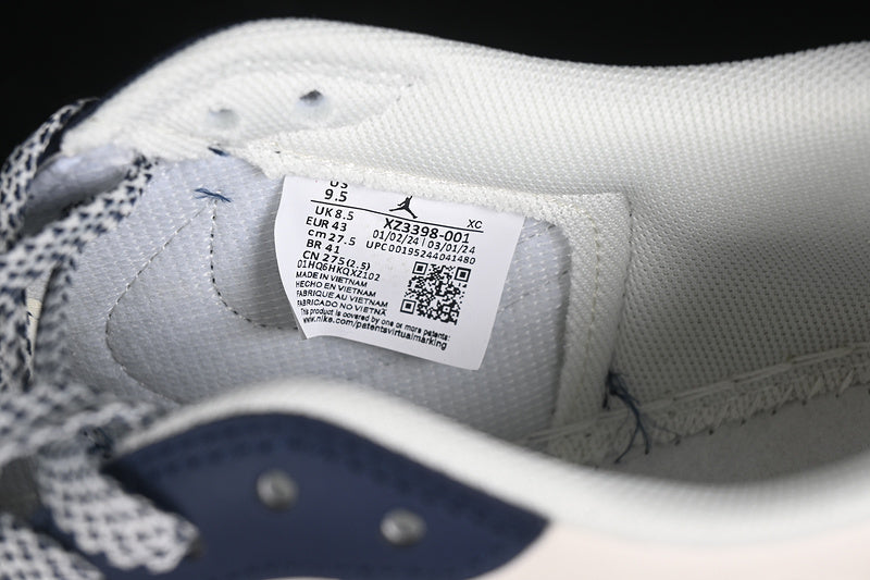 Travis Scott Fragment Design Nike Air Jordan 1 Low OG SP Blue White Sneakers
