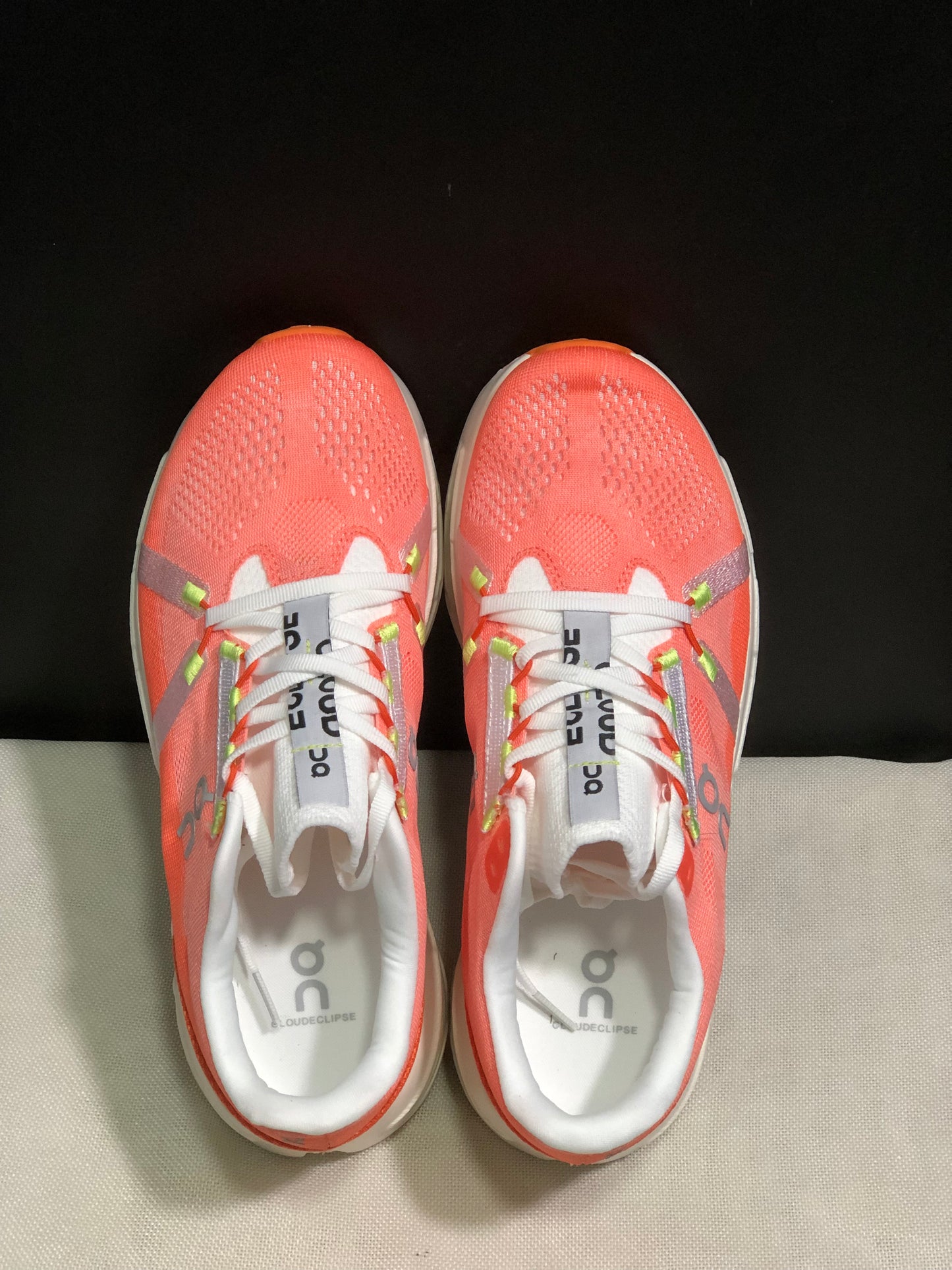 On Running Cloudeclipse Soft And Comfortable Running Shoes Flame/Ivory