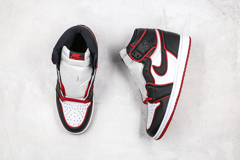 Nike Air Jordan 1 Retro High Bloodline 2019 Black White Red Sneakers