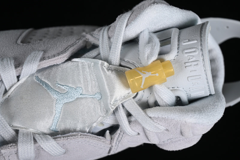 Nike Air Jordan 6 Retro Paris Olympics Pure Platinum Grey White Sneakers