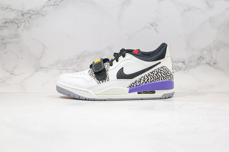 Nike Air Jordan Legacy 312 Low GS Lakers White Black Sneakers