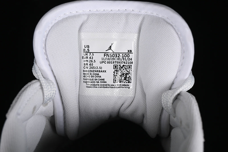 Nike Air Jordan 1 Low Method Of Make Metallic Gold White Sneakers