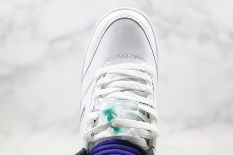 Nike Air Jordan 5 Retro White Grape Purple Sneakers
