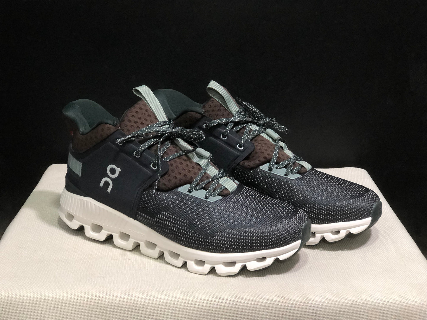 On Running Cloud Hi Edge Outdoor Training Running Shoes Brown/Dark Green