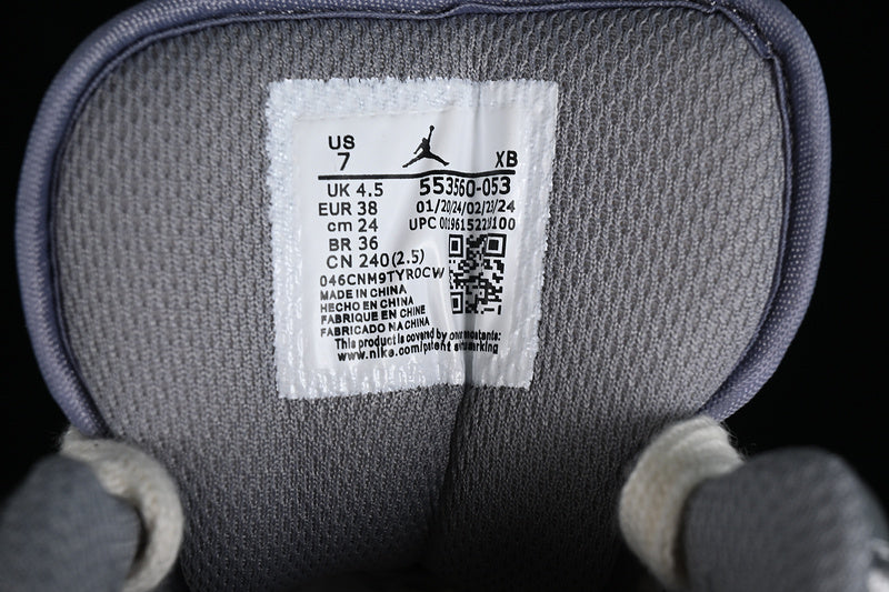 Nike Air Jordan 1 Low Vintage Grey Stealth White Sneakers