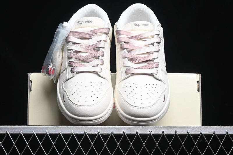 Nike Air Jordan SB Dunk Low Supreme White Sneakers