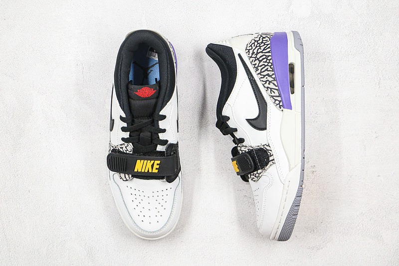Nike Air Jordan Legacy 312 Low GS Lakers White Black Sneakers