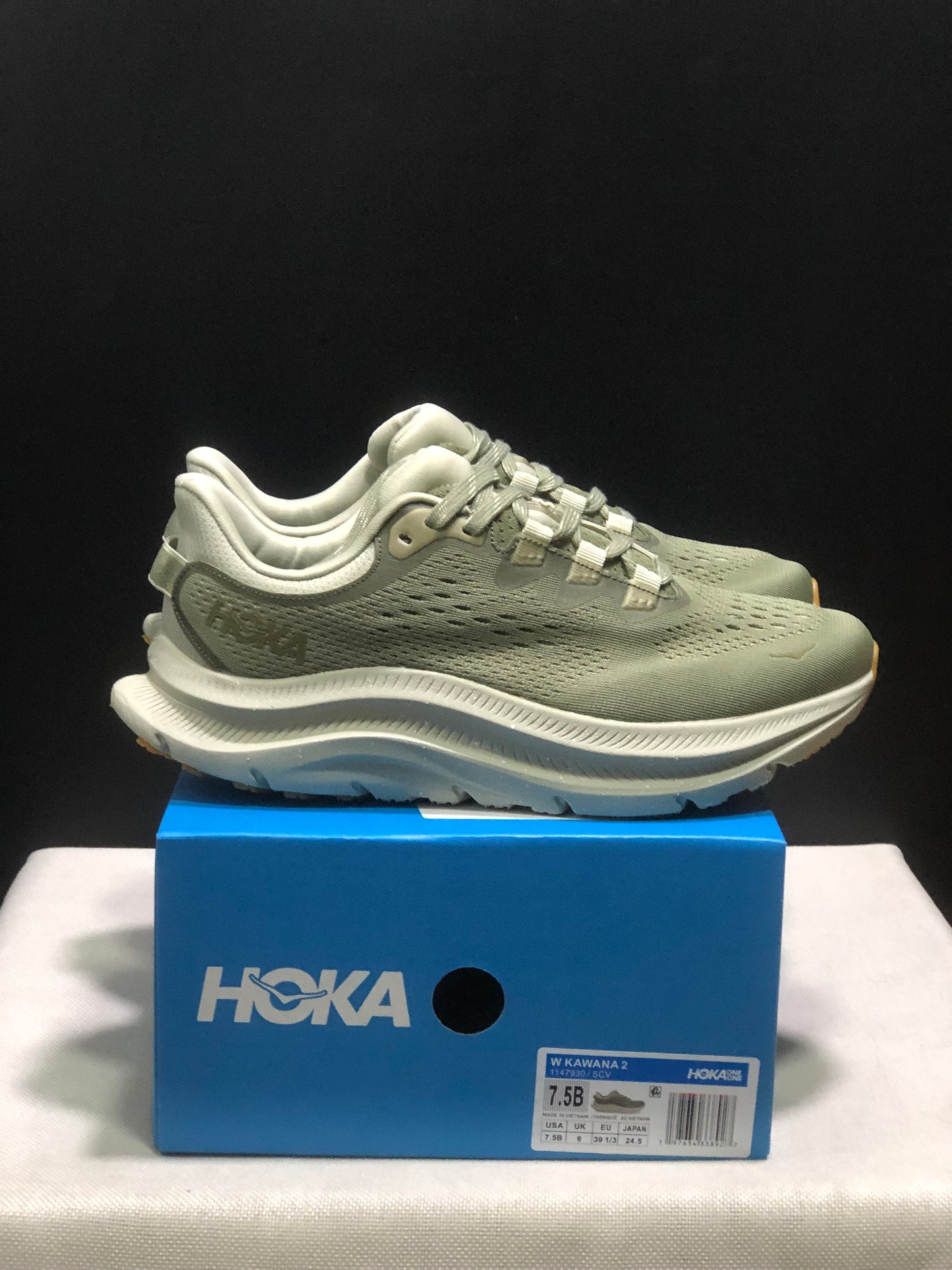 Hoka One One Kawana 2 Comfortable Casual Running Shoes Sneakers Light Green