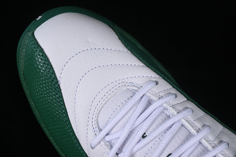 Nike Air Jordan 12 Retro Green White Sneakers