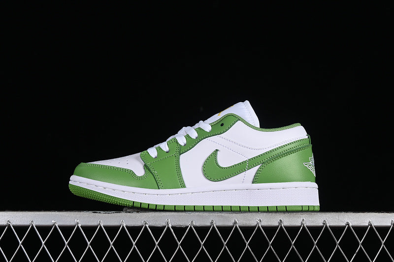 Nike Air Jordan 1 Low White Green Sneakers