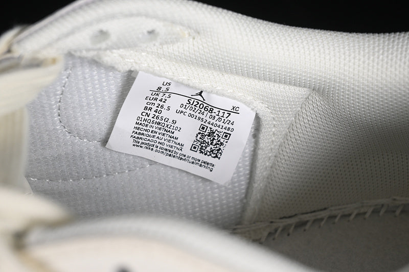 Nike Air Jordan 1 Low Travis Scott Fragment Design OG SP Blue White Sneakers