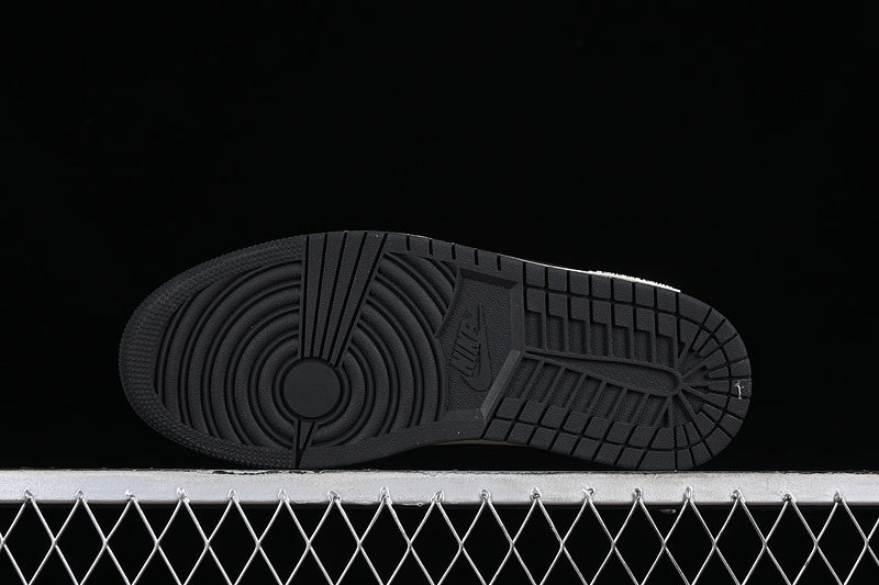 Nike Air Jordan 1 Low PandaPrank Black White Grey Sneakers