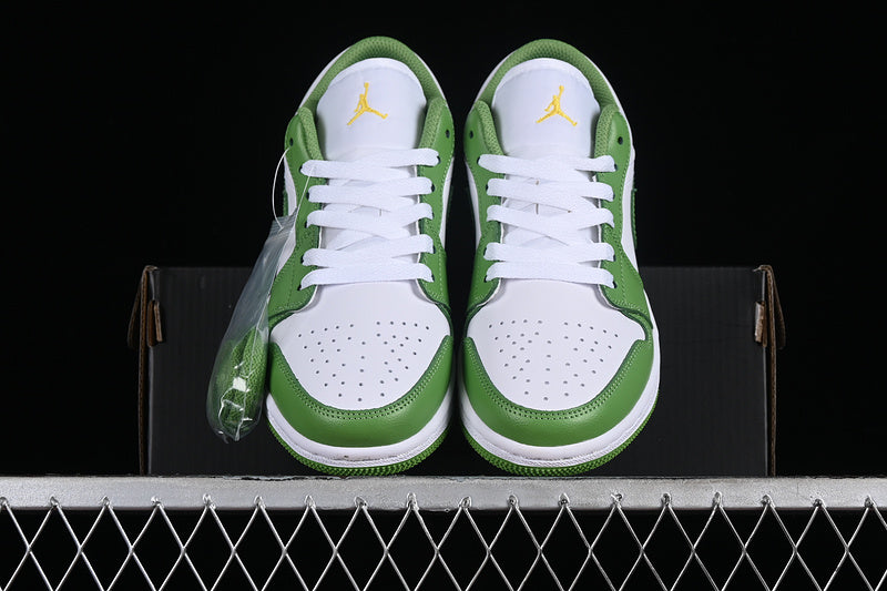Nike Air Jordan 1 Low White Green Sneakers