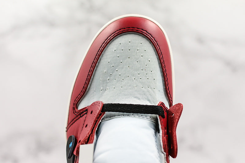 Nike Air Jordan Retro 1 Off-White Red White Sneakers