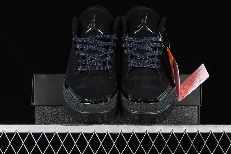 Nike Air Jordan 3 Retro Dark Charcoal Black Sneakers