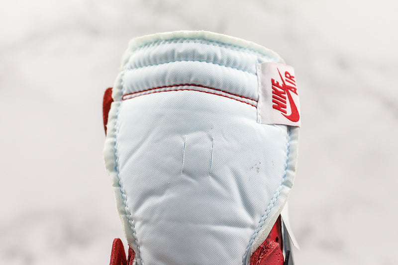 Nike Air Jordan Retro 1 Off-White Red White Sneakers