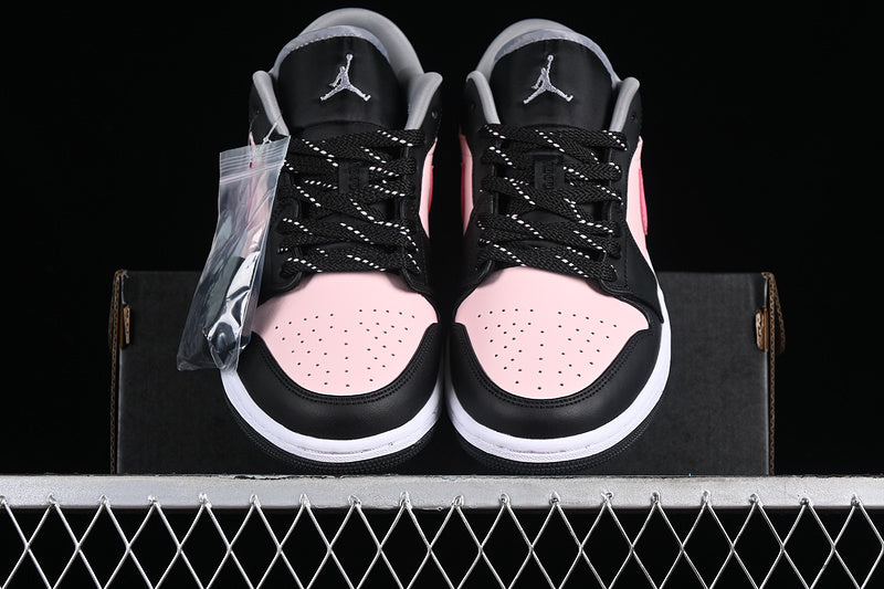 Nike Air Jordan 1 Low Pink Black Sneakers
