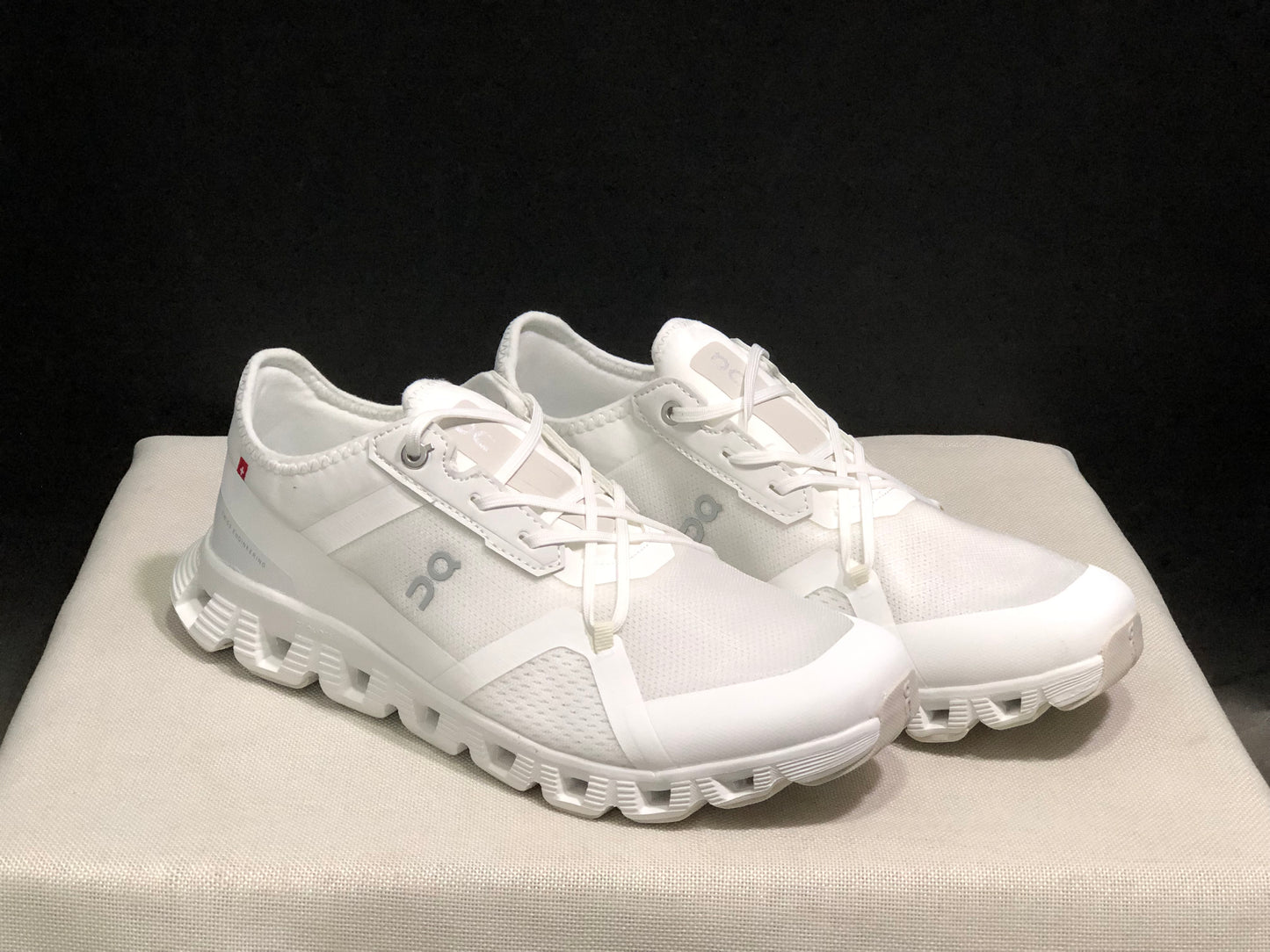 On Running Cloud X 3 AD Comfortable Wear-Resistant Training Shoes All White
