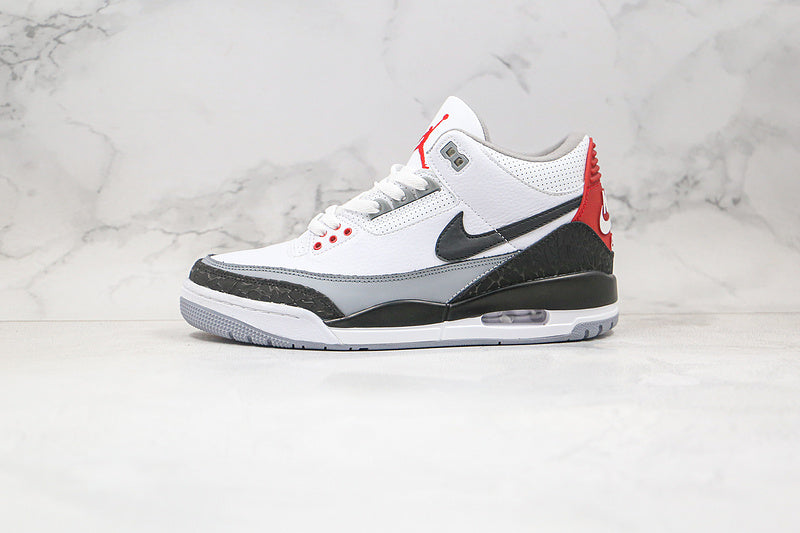 Nike Air Jordan 3 Retro Tinker NRG White Black-Fire Red Sneakers