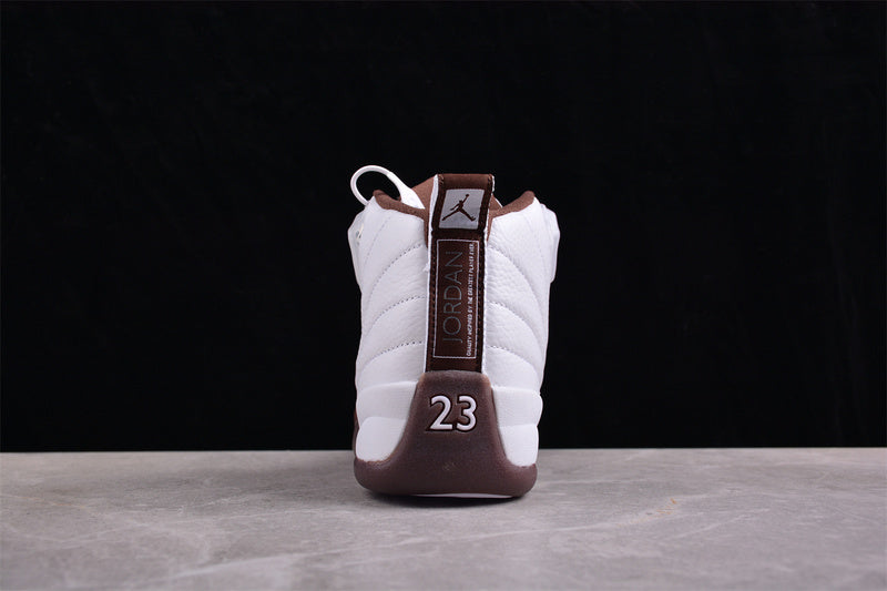Nike Air Jordan 12 Retro Brown White Sneakers