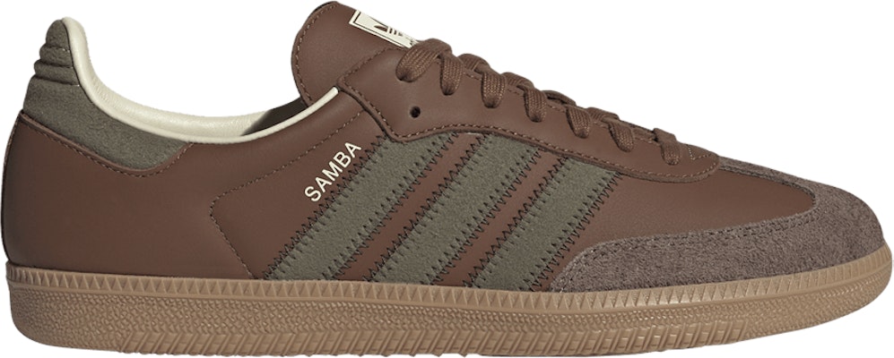 Adidas Samba1 OG Brown Olive Strata IE9122 Lifestyle Shoes