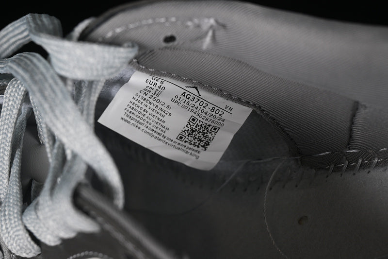 Travis Scott Fragment Design Nike Air Jordan 1 Low OG SP White Silver Grey Sneakers