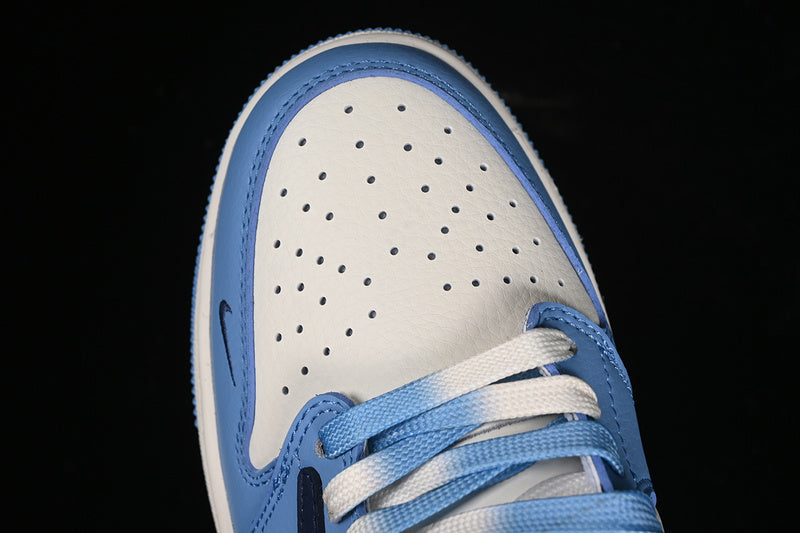 Nike Air Jordan 1 Low OG SP Travis Scott Fragment Design Blue Sole White Blue Black Sneakers