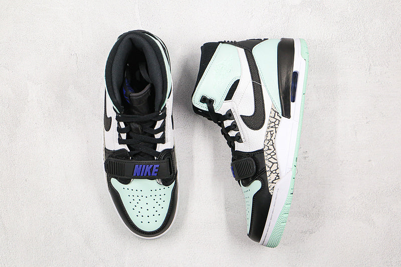 Nike Air Jordan Legacy 312 Black Teal Sneakers