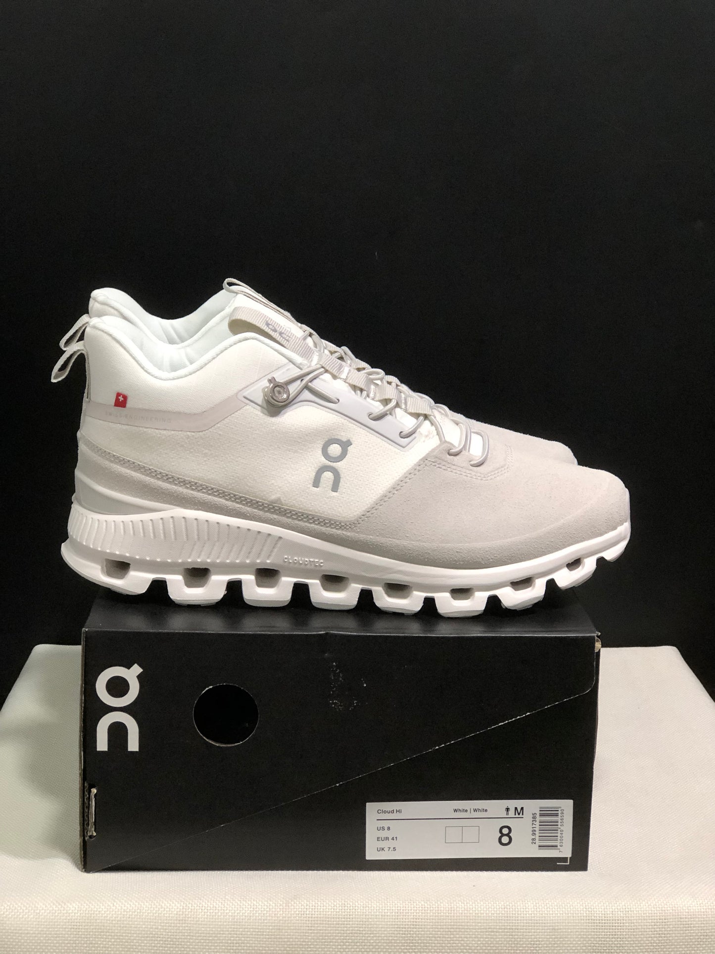 On Running Cloud Hi Edge Outdoor Training Running Shoes White/Ivory