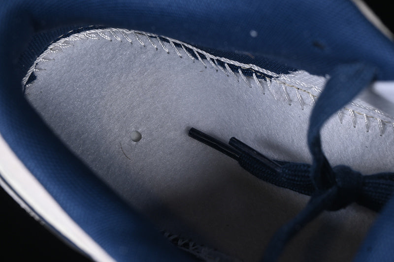 Nike Air Jordan 1 Low White Grey Blue Sneakers