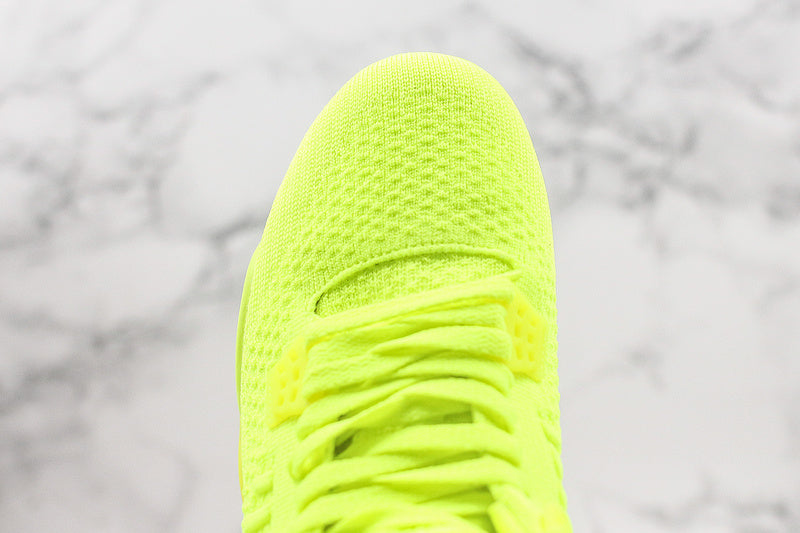 Nike Air Jordan 4 Retro Flyknit Volt Yellow Sneakers