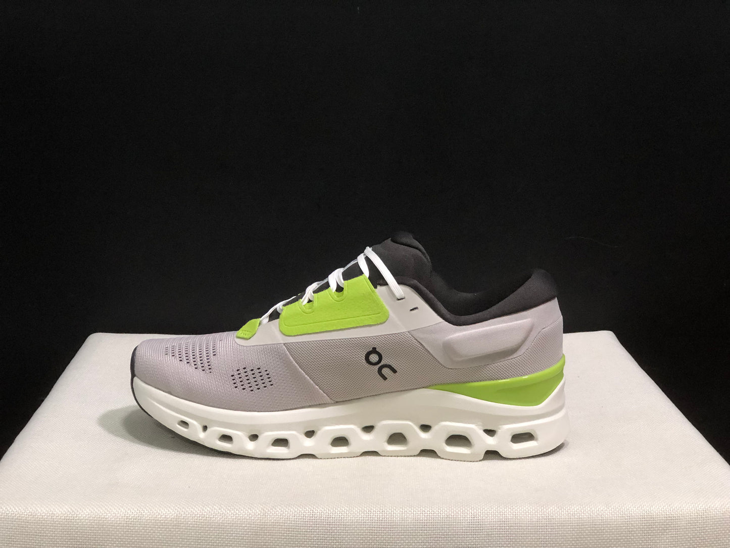 On Running Cloudstratus 3 Anti-Slip Running Shoes Light Grey/Green/White