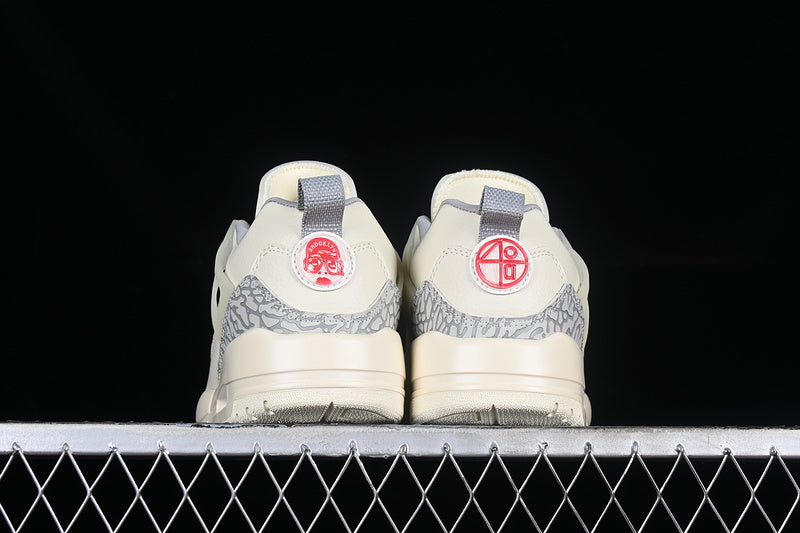 Nike Air Jordan Spizike Low Red Grey White Sneakers