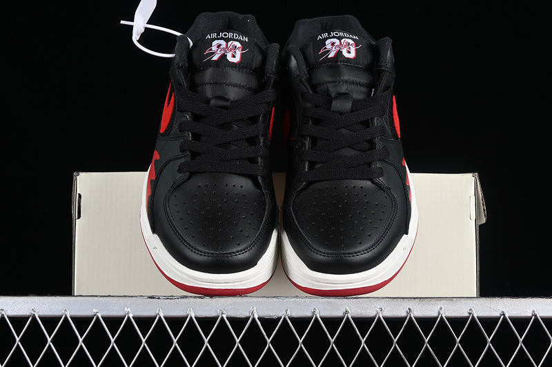 Nike Air Jordan Stadium 90 White Black Red Sneakers