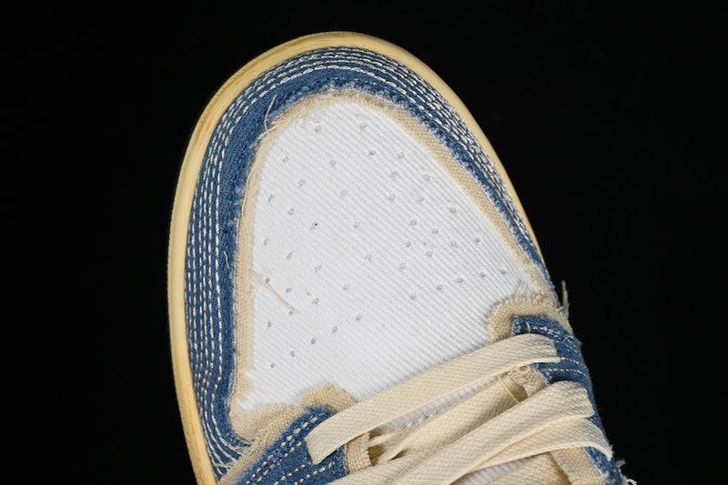 Nike Air Jordan 1 Low SE Denim Blue White Sneakers
