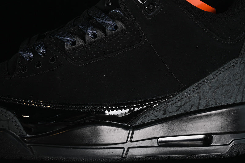 Nike Air Jordan 3 Retro Dark Charcoal Black Sneakers