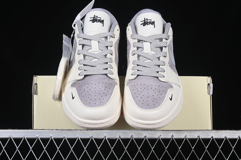Nike Air Jordan 1 Low Off White Grey Sneakers