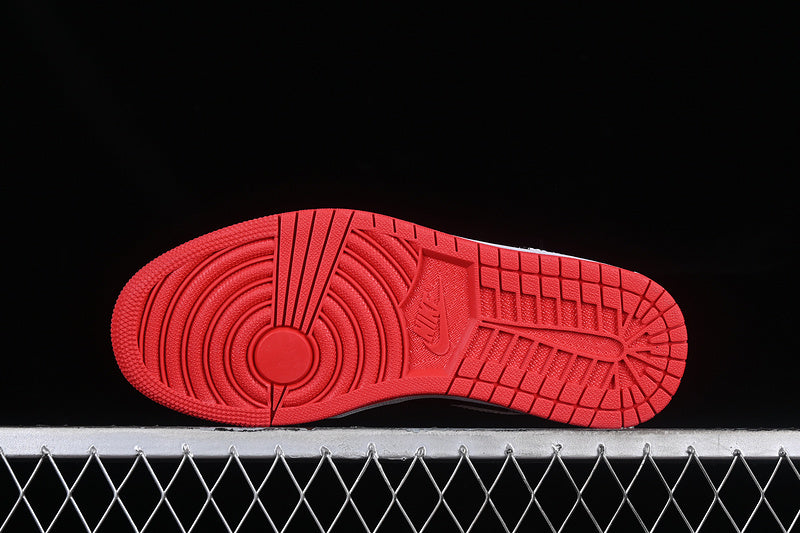 Clot Nike Air Jordan 1 Low SE Fearless White Black Red Sole Sneakers