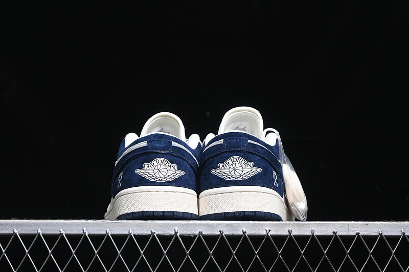 Nike Air Jordan 1 Low Navy White Sneakers