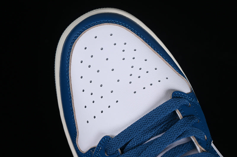 Nike Air Jordan 1 Low White Blue Sneakers