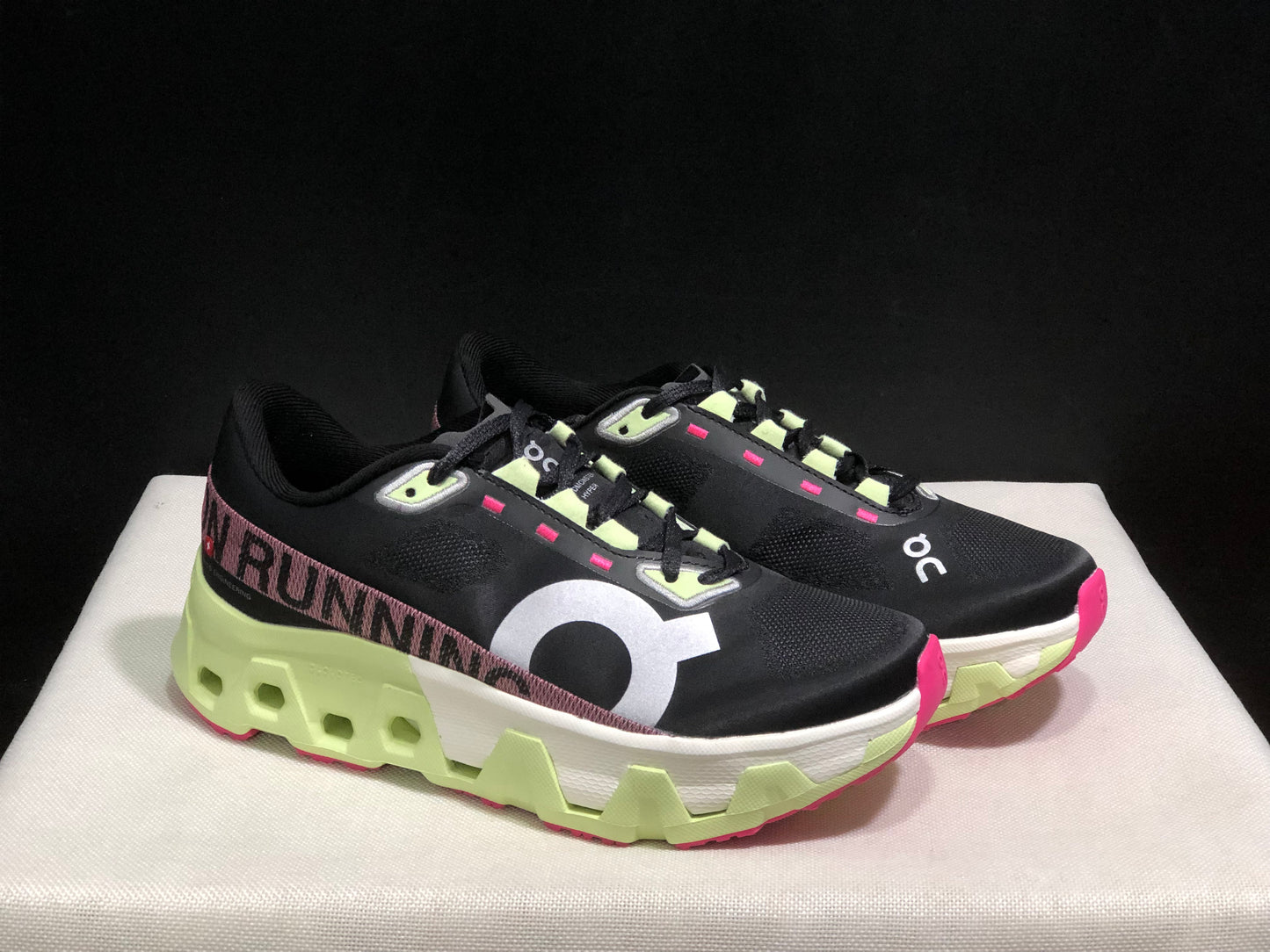 On Running Cloudmonster Hyper Running Shoes Black/Green