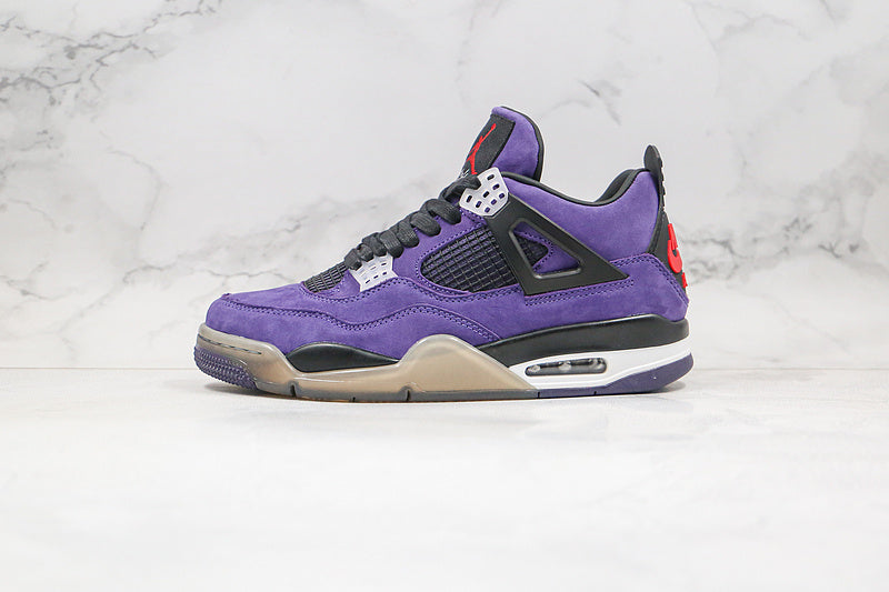 Nike Air Jordan 4 Retro Travis Scott Purple Sneakers