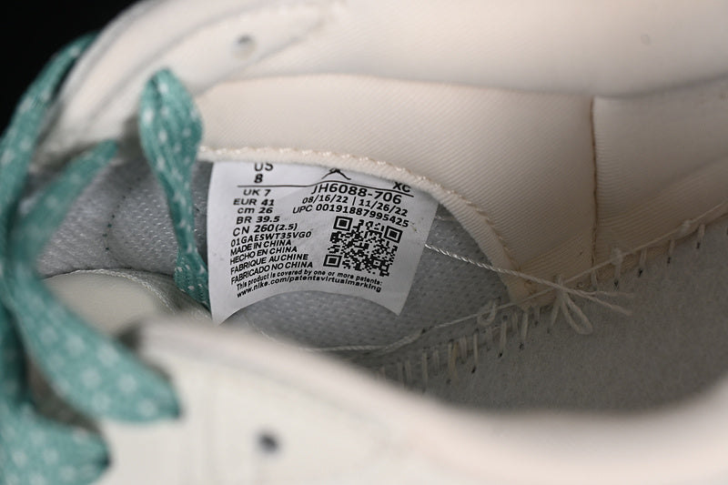 Nike Air Jordan 1 Low Supreme Travis Scott Fragment Design OG SP White Haze Green Sneakers