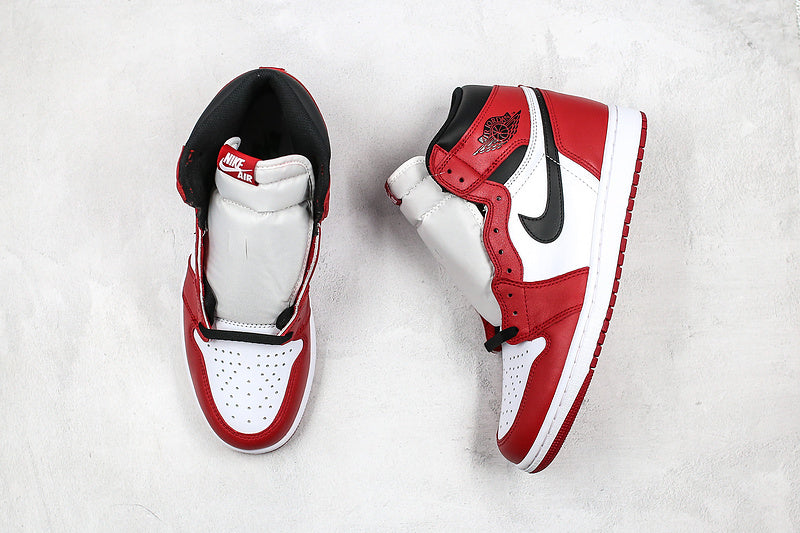 Nike Air Jordan 1 Retro High OG Red White Sneakers