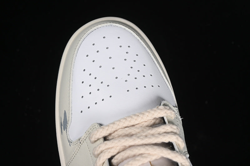 Nike Air Jordan 1 Low Aegean Storm Pale White Sneakers